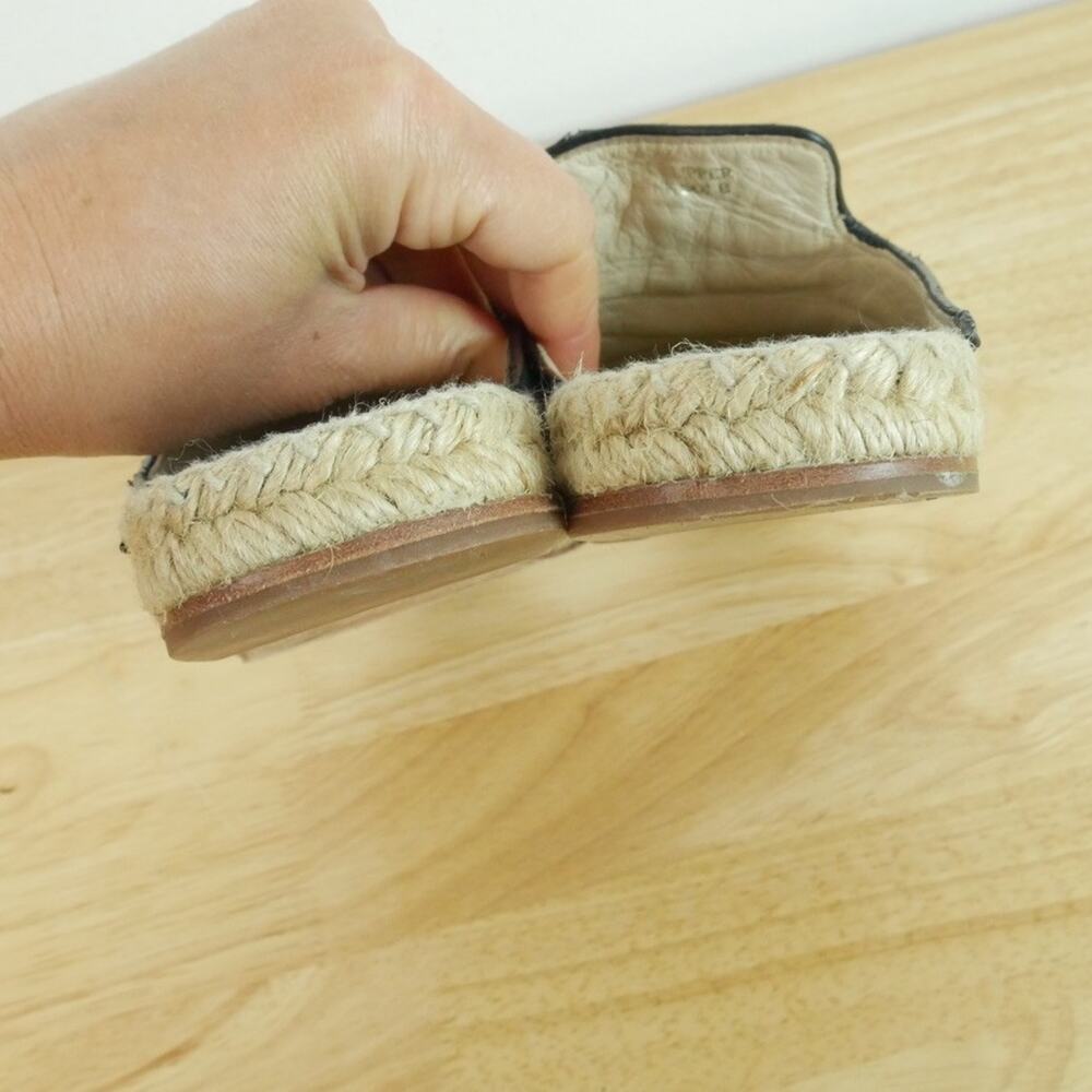 Bettye Muller Mules Espadrille Sandals Rabat Tassel Beach Resort 38 8 Black - Picture 10 of 11